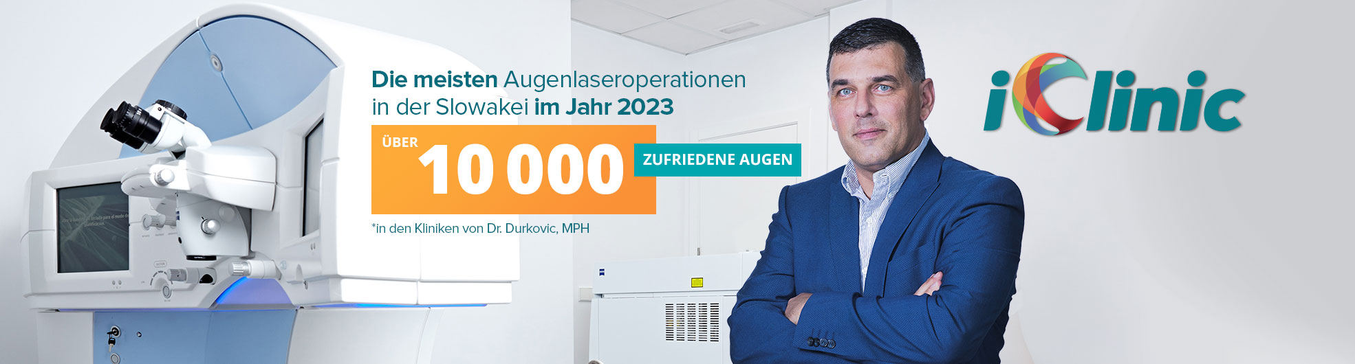 Die meisten Augenlaseroperationen in der Slowakei im Jahr 2023